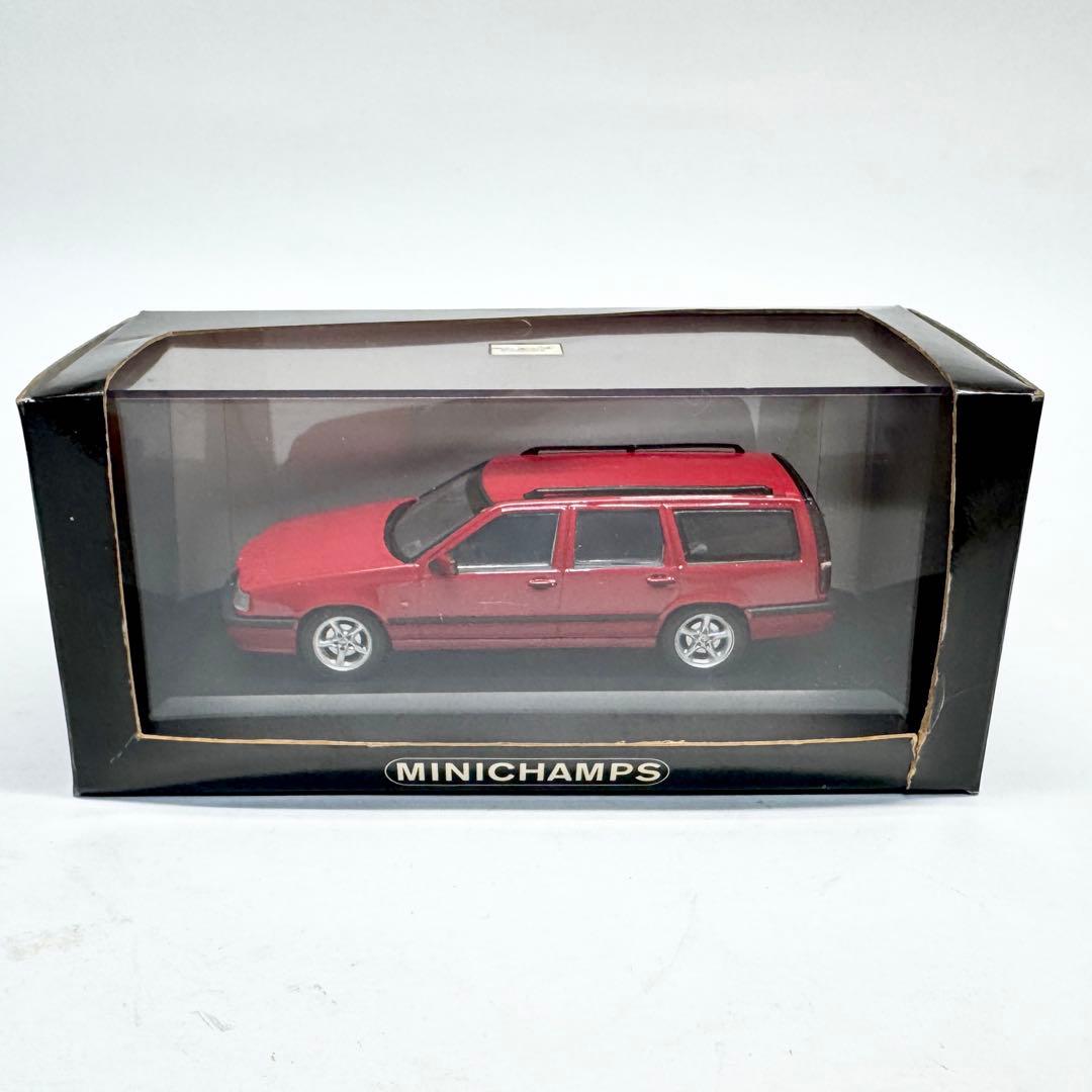 希少 ミニチャンプス 1/43 ボルボ 850 ワゴン エステート レッド