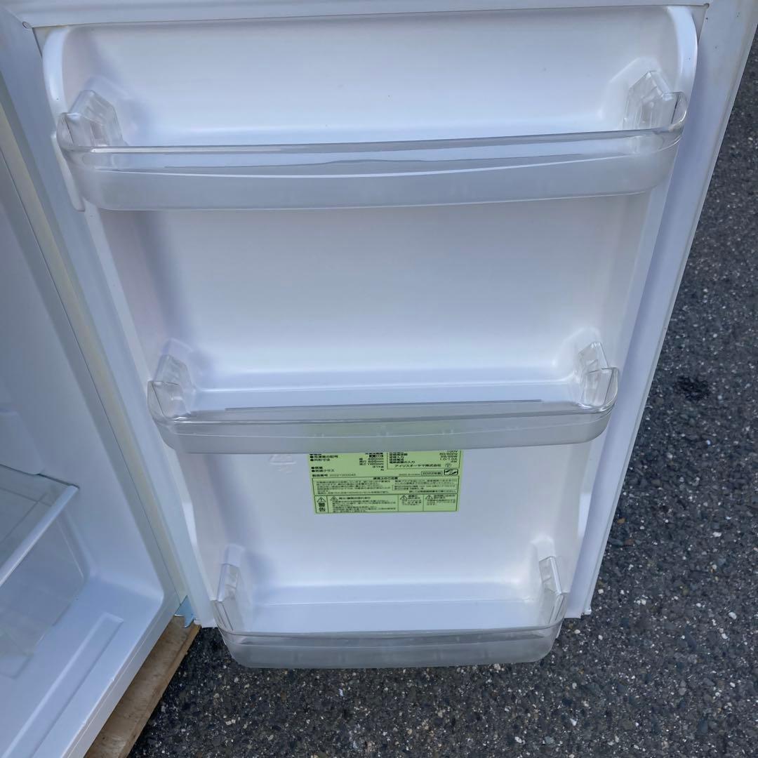 N528 アイリスオーヤマ 右開き 冷蔵庫 2022年 IRSD-12B-W