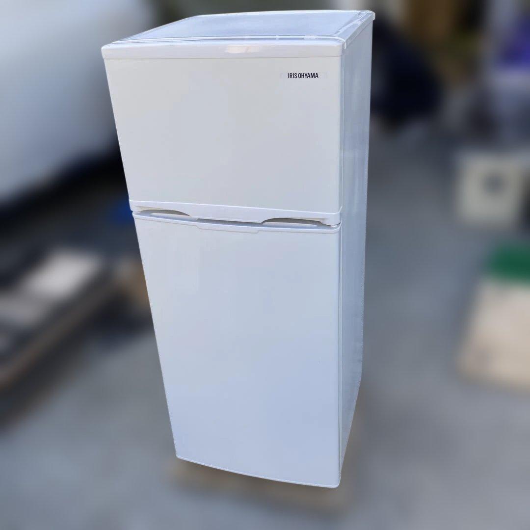 N528 アイリスオーヤマ 右開き 冷蔵庫 2022年 IRSD-12B-W