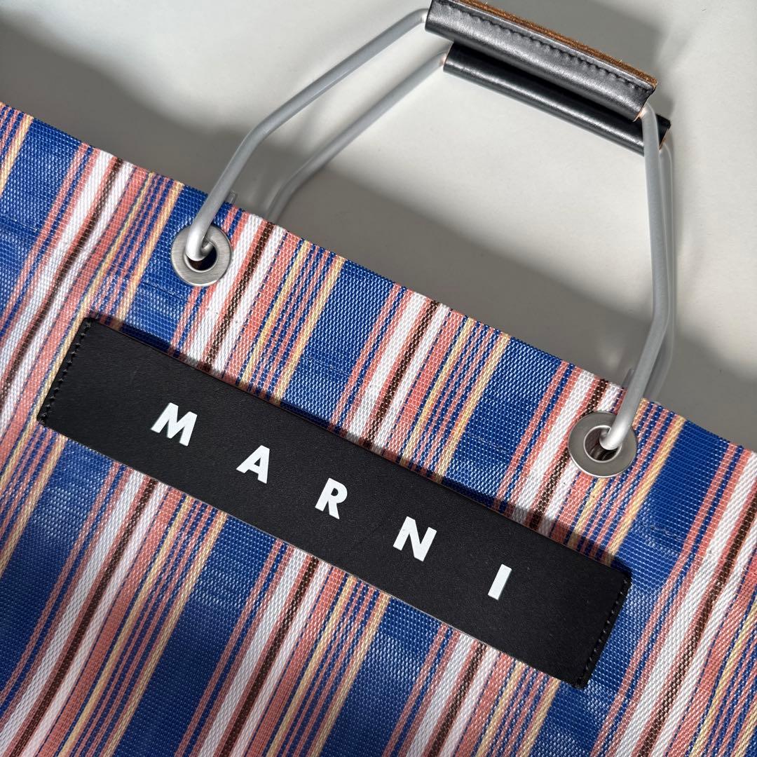 MARNI ストライプ トートバッグ