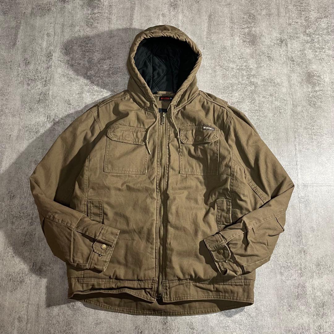 WOLVERINE ウルヴァリン 中綿アクティブジャケットダック生地カーキL