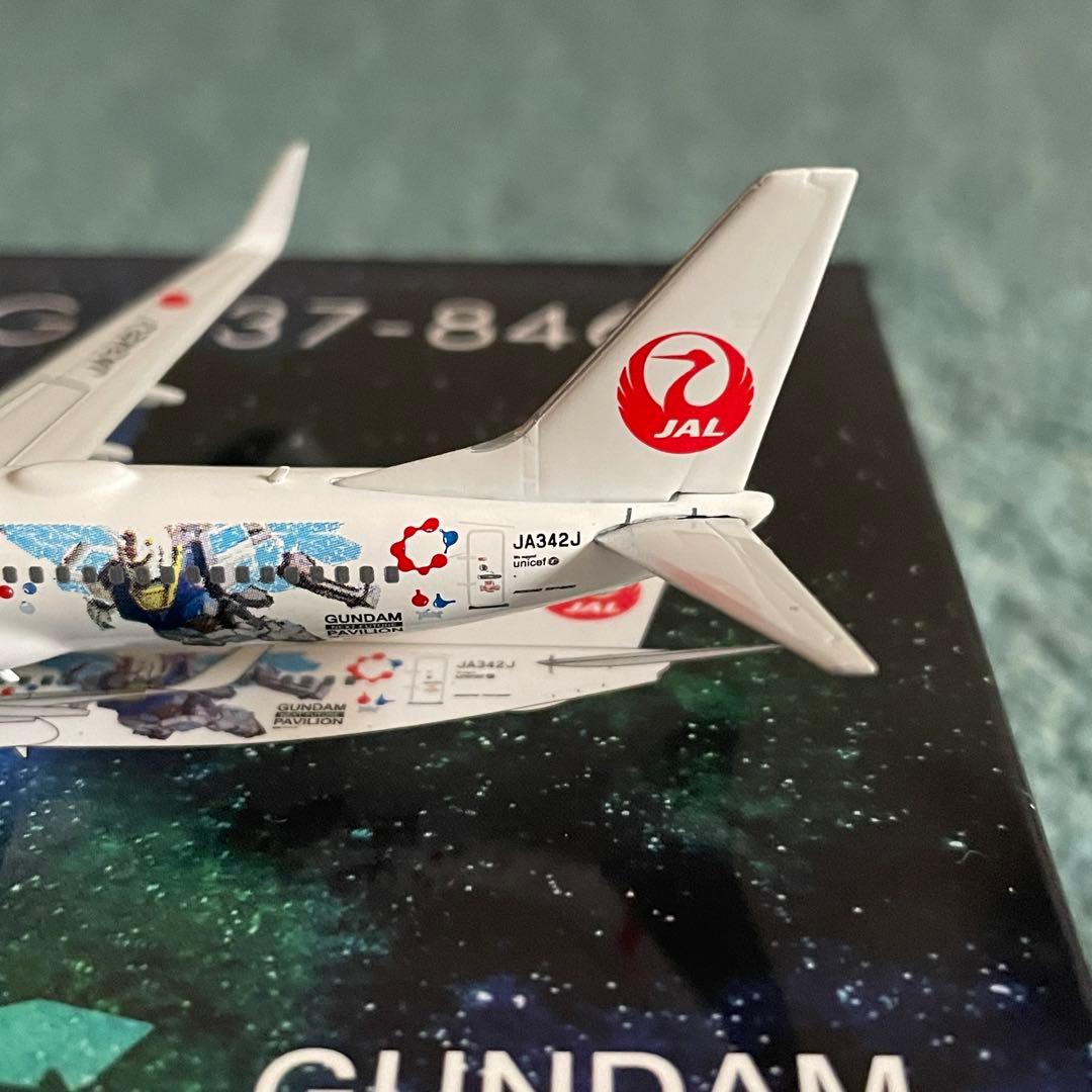 JAL 737-800 ガンダム EXPO JA342J ph 1:400
