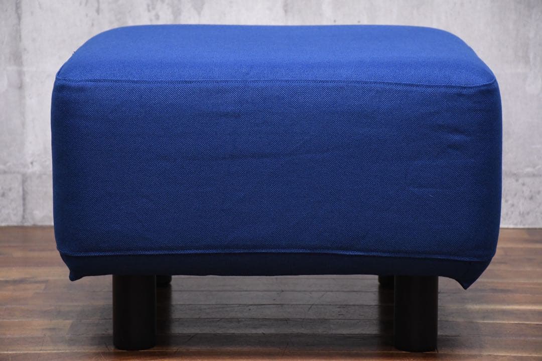 ECC2 MUJI 無印良品 ソファベンチ用オットマン ブルー系 カバーリング