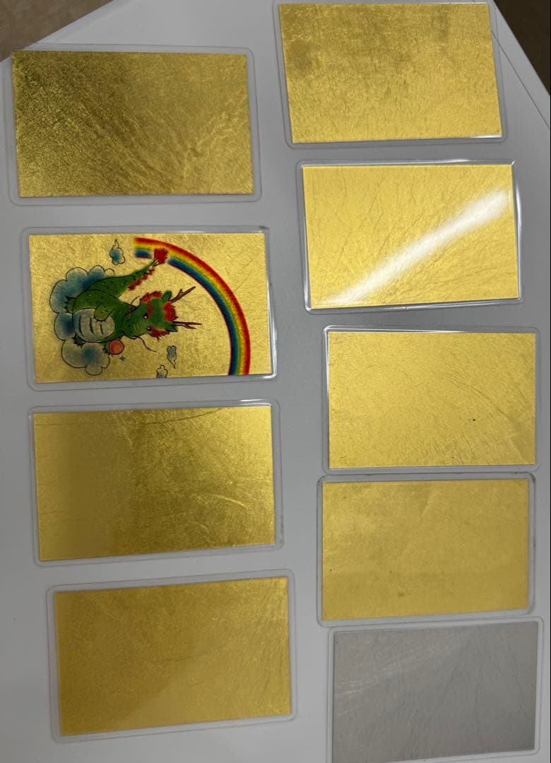 金箔カレンダーセット 2010-2017 全部で9枚