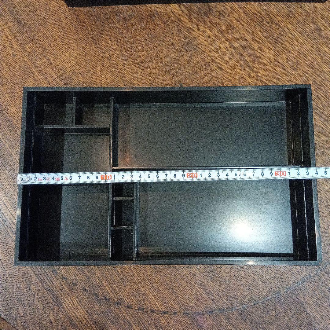 漆塗り 文箱 草花模様　螺鈿　硯箱　ヴィンテージ