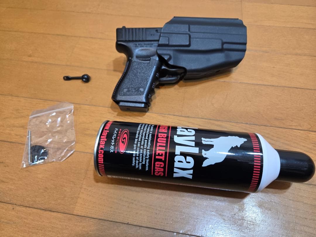 KSC G19 スライド HW ガスブローバック　ホルスターガス付き