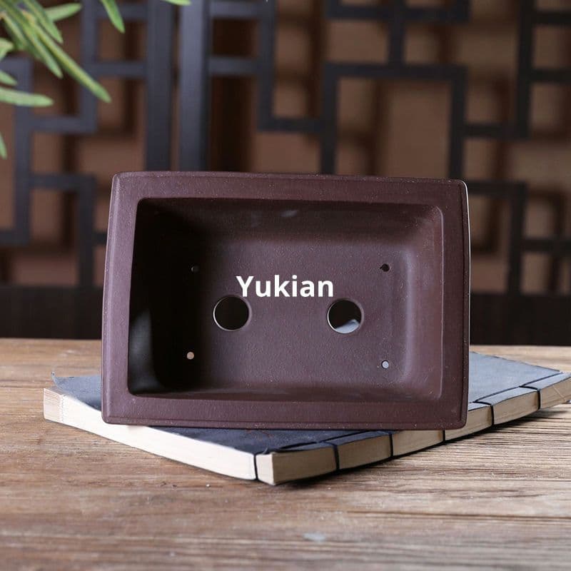 長方鉢 紫砂の鉢 盆栽鉢 植木鉢 小品盆栽鉢 大品盆栽鉢