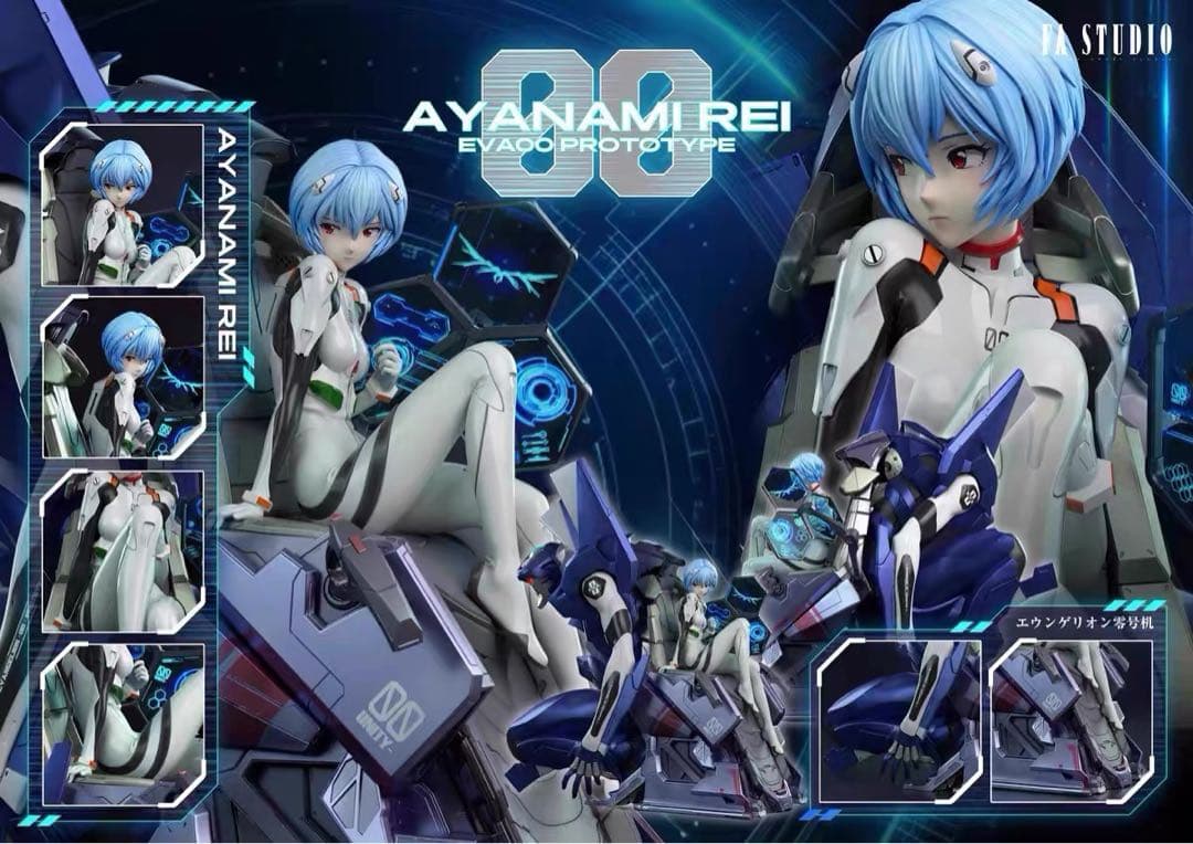 綾波レイ　フィギュア　エヴァンゲリオン　ガレージキット