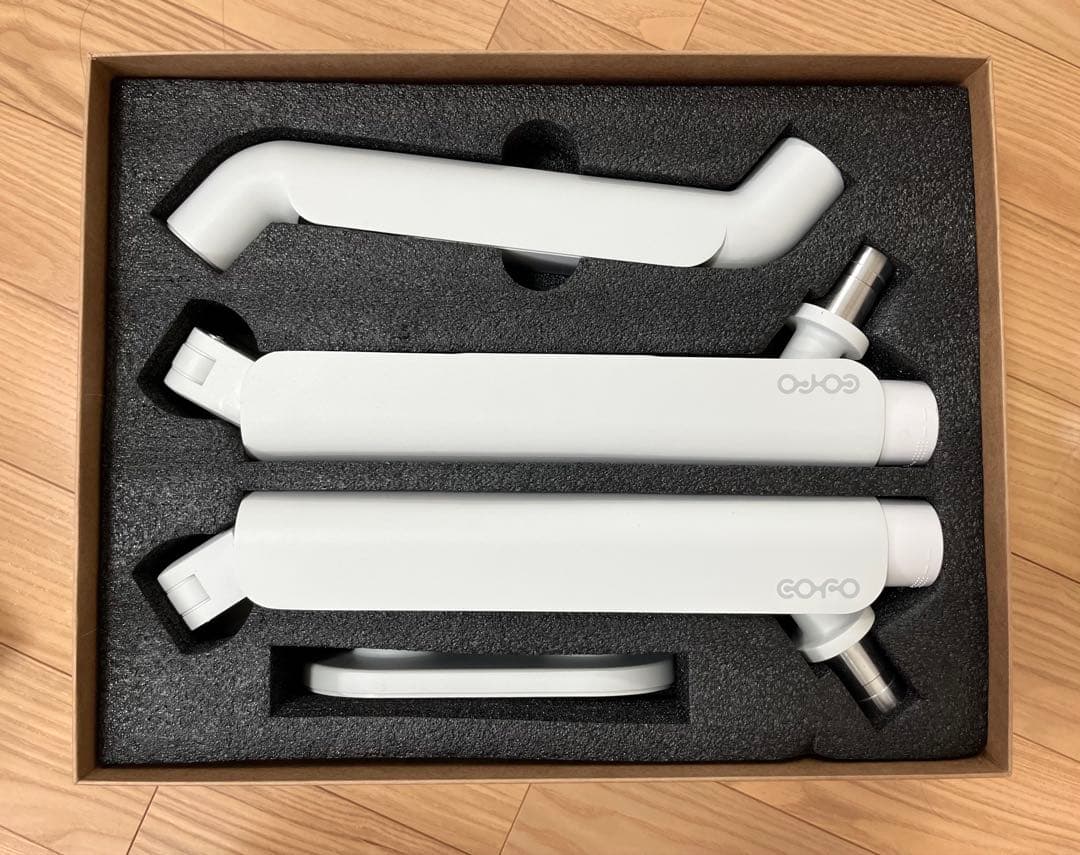 COFO 無重力モニターアームPro デュアル白 PCホルダー付 美品