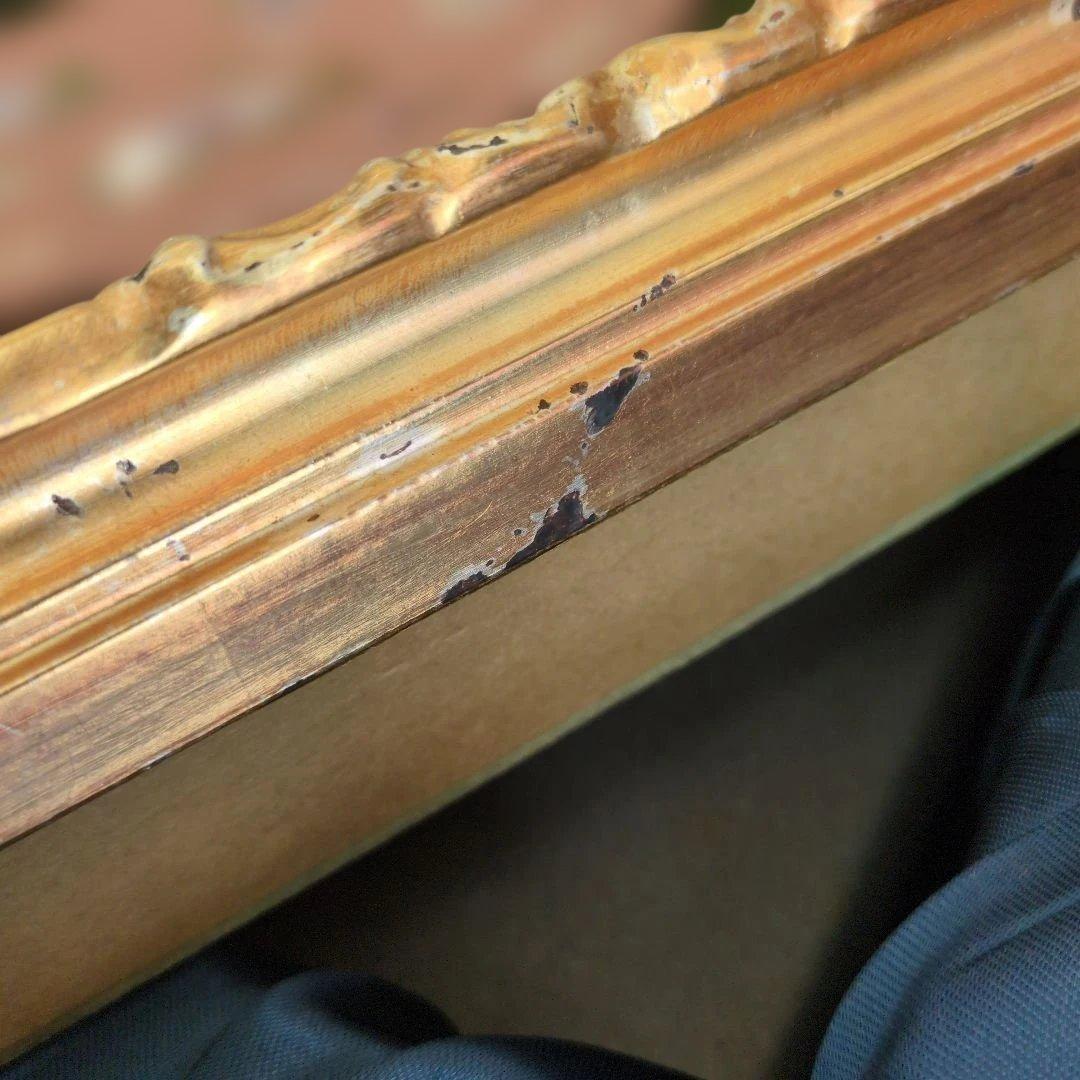 ジャスパー　テラコッタ　皿額装エナメル彩アンティーク