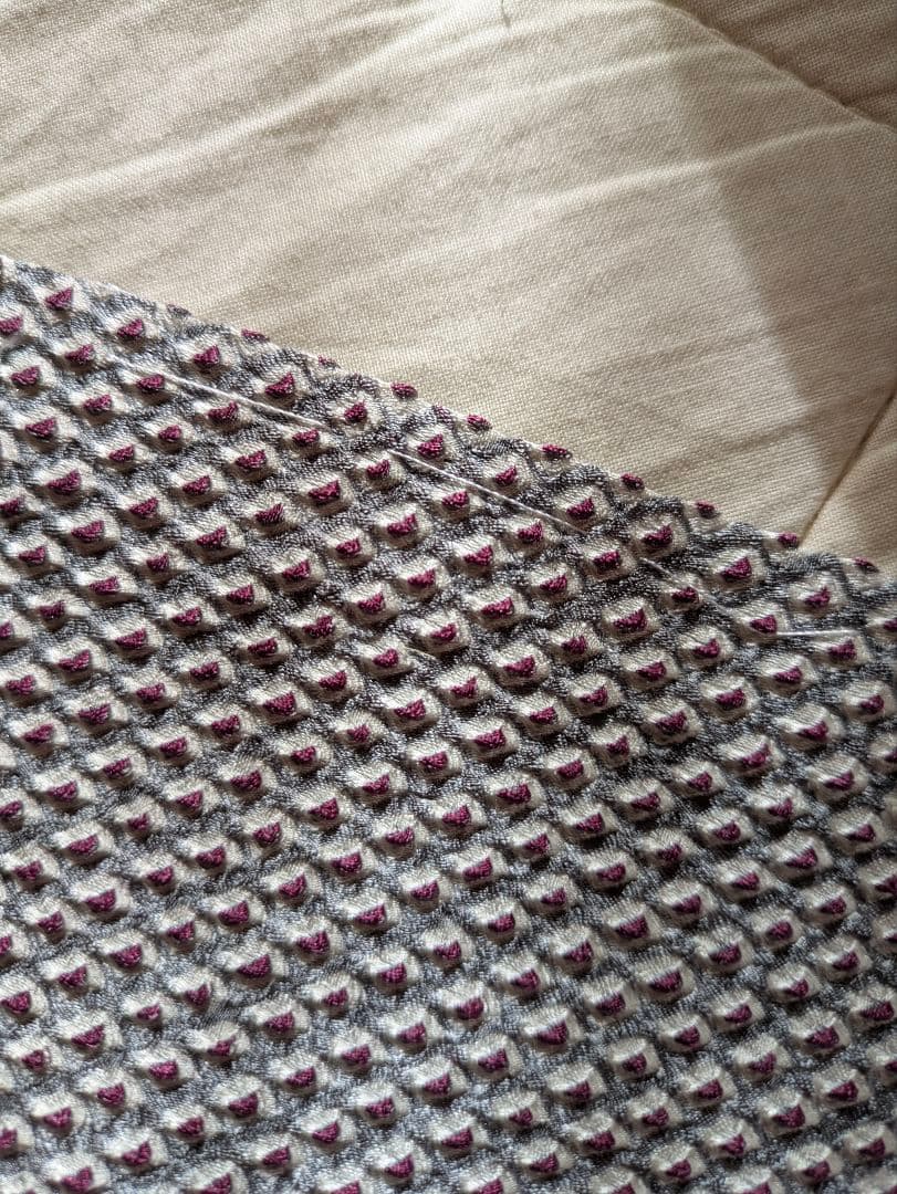 七五三３歳男の子新品正絹総絞り手縫いの被布（中綿無し）