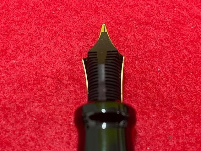 takaアウロラ オプティマ グリーン万年筆 14K EF 付属品付