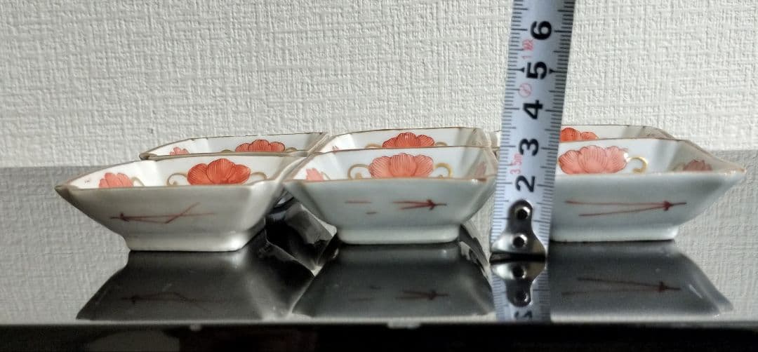 古代中国錦手小皿六枚