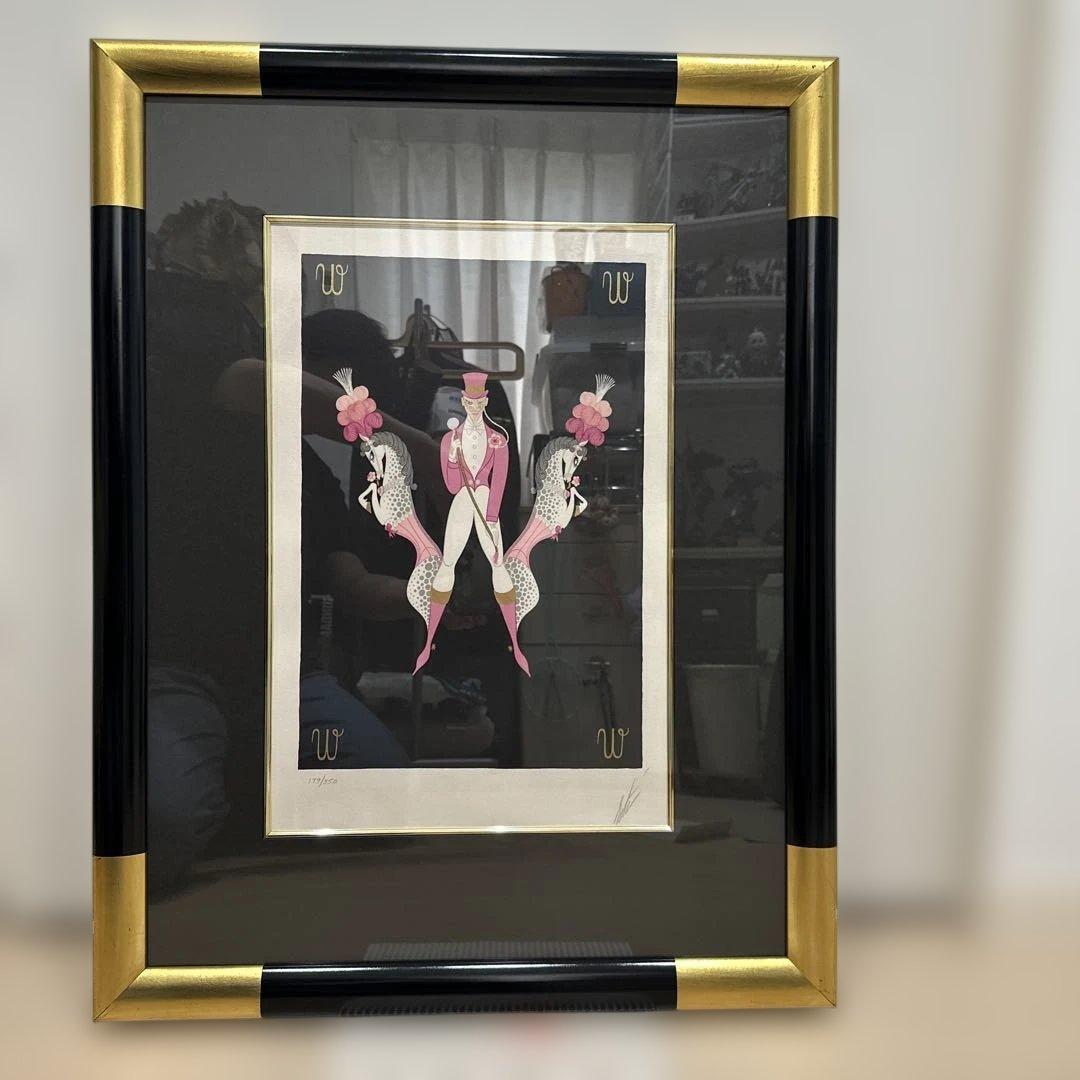 エルテ（Erte）の「アルファベットシリーズ」の「Letter W」