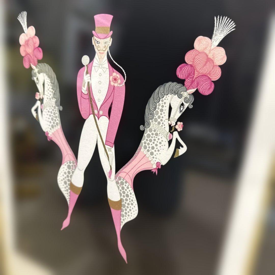 エルテ（Erte）の「アルファベットシリーズ」の「Letter W」