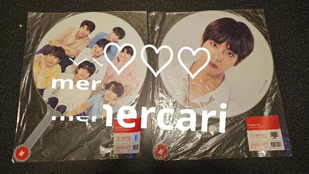 BTS バンタン テヒョン V うちわ イメージピケット フラッグ