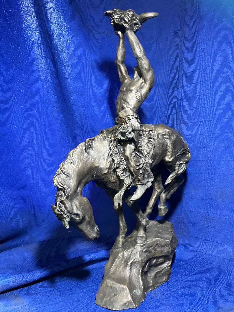 BUCK McCain　ブロンズ像　銅像　西洋彫刻