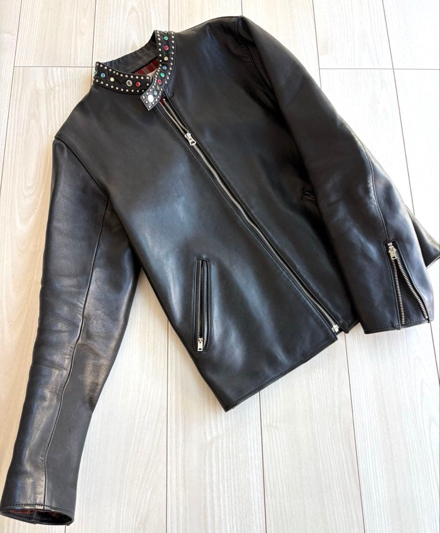 O.C STYLE ジャケット　シングルライダース　黒　XL 希少