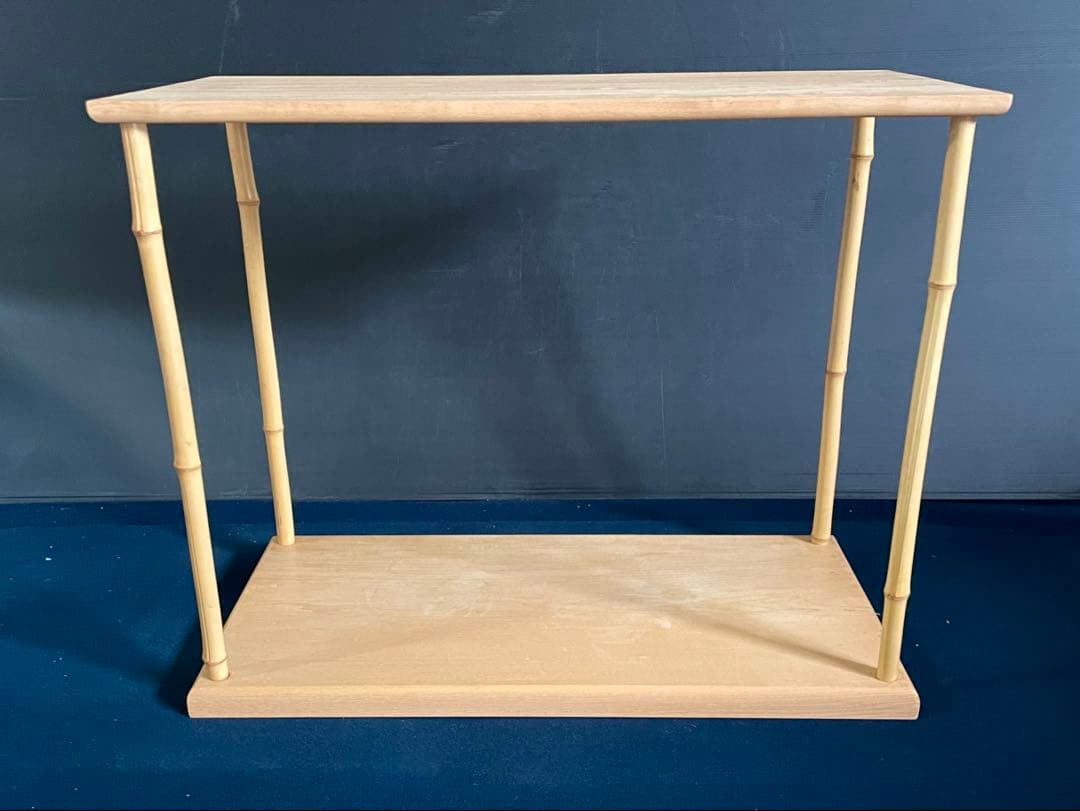 【良品】「祖」 竹台子 行台子 大棚 組立式 紙箱 茶道具 (27F③)