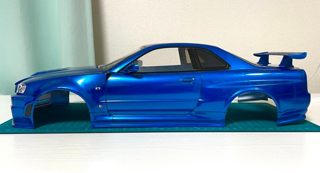 タミヤラジコンボディR34 GTR Z-tune
