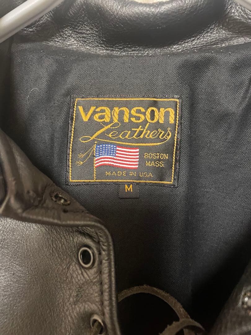 VANSON DENVER バンソン デンバー プルオーバー　レザージャケット