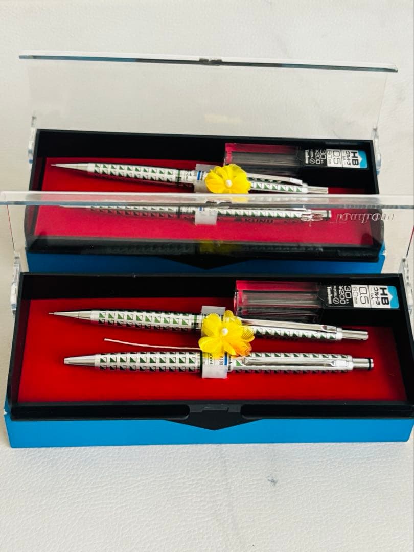 デッドストック☆廃盤・昭和レトロ トンボ鉛筆 シャープペンシル ボールペン蝕刻