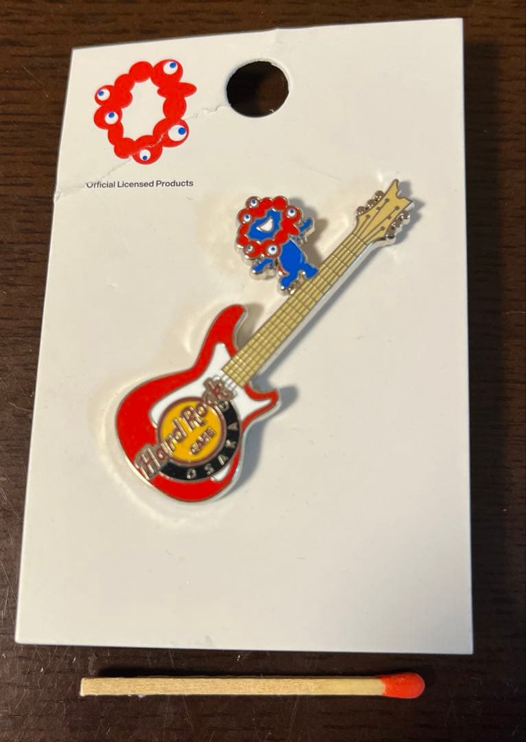 2025 大阪関西万博　ミャクミャク　ギター ピンバッチ　ハードロックカフェ