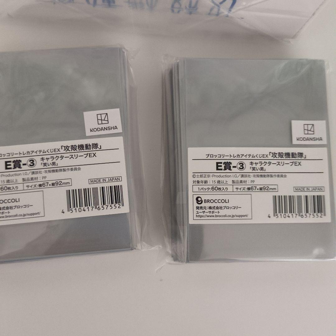 攻殻機動隊　ブロッコリートレカアイテムくじEX A賞　合皮製デッキケース　等