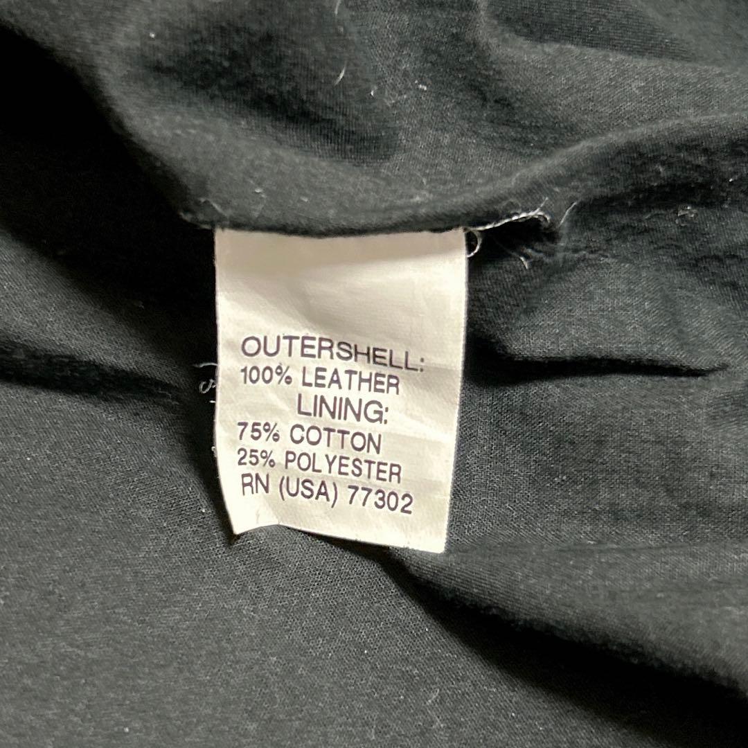 ZARAザラ　ブラックレザー本革メンズシングルライダースジャケット　サイズ38