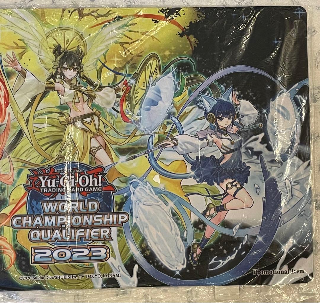 海外大会限定 御巫 WCQ2023 プレイマット 遊戯王 公式品