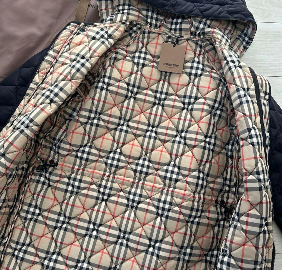 バーバリー　ノバチェックキルティングコート