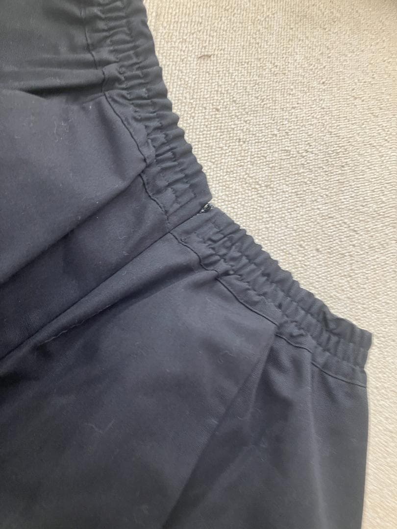 H01488）nala　 ナラ　ドレスパンツ　黒　2022　キュロット　ガウチョ