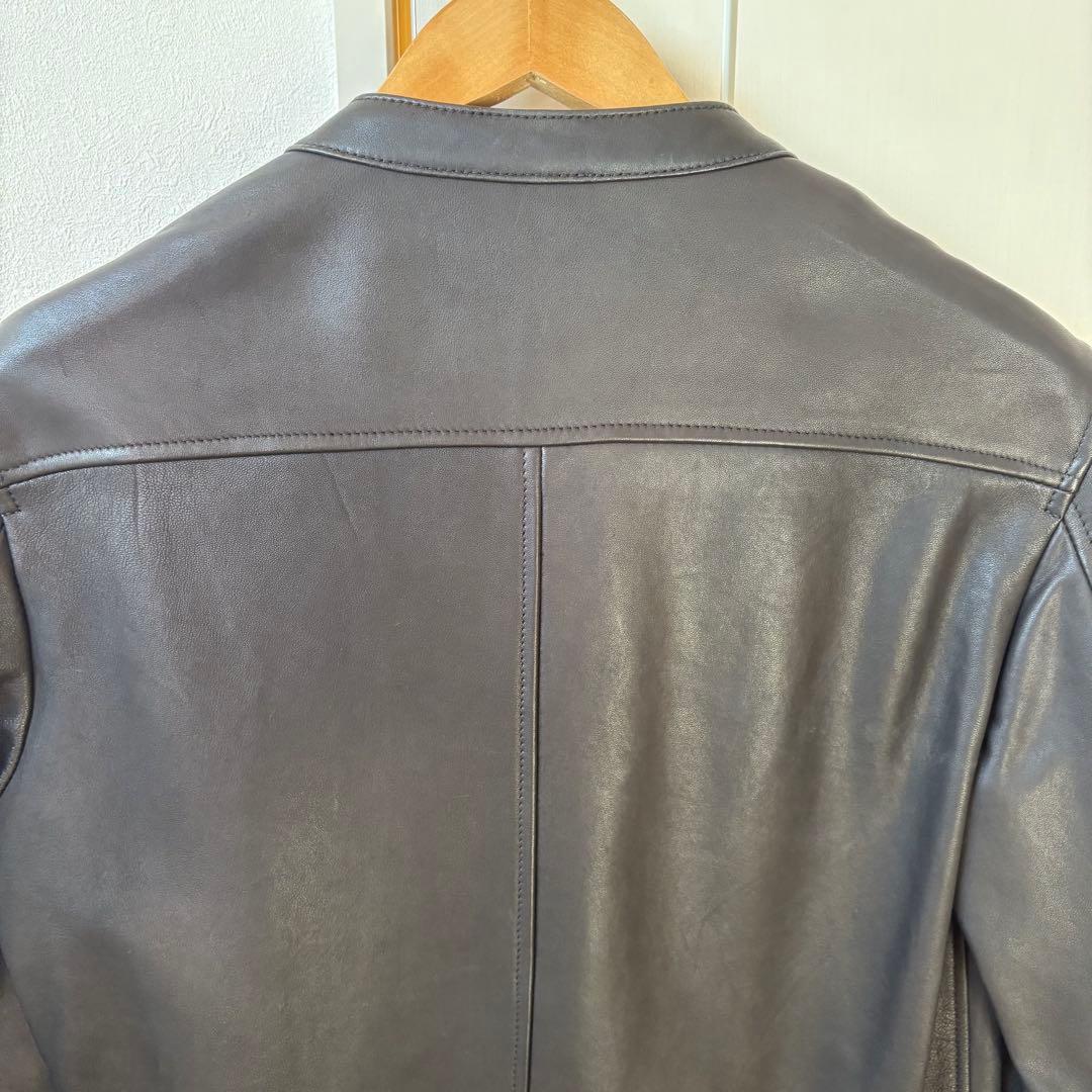 と*ぼ様 UNITED TOKYOラムレザーシングルライダースジャケット