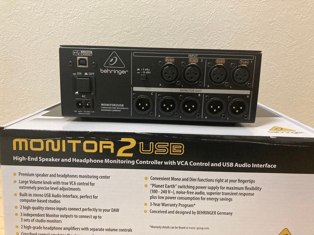 DTM・DAW transfer69BEHRINGER MONITOR2USB