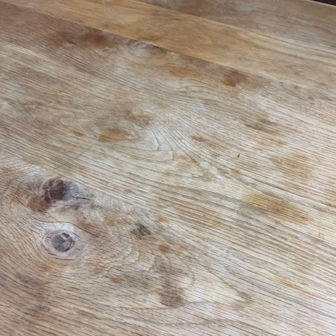 H826\" 現状品 IDEE ダイニングテーブル W1800 無垢材