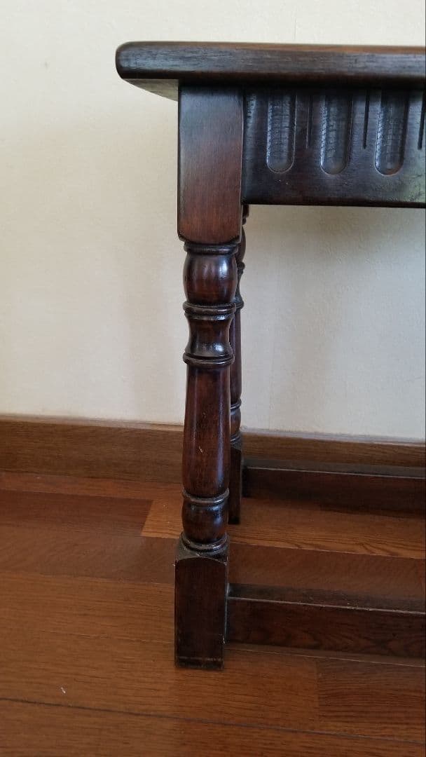 ヴィンテージ 英国べヴァン ファンネル社 Reprodux 木製 サイドテーブル