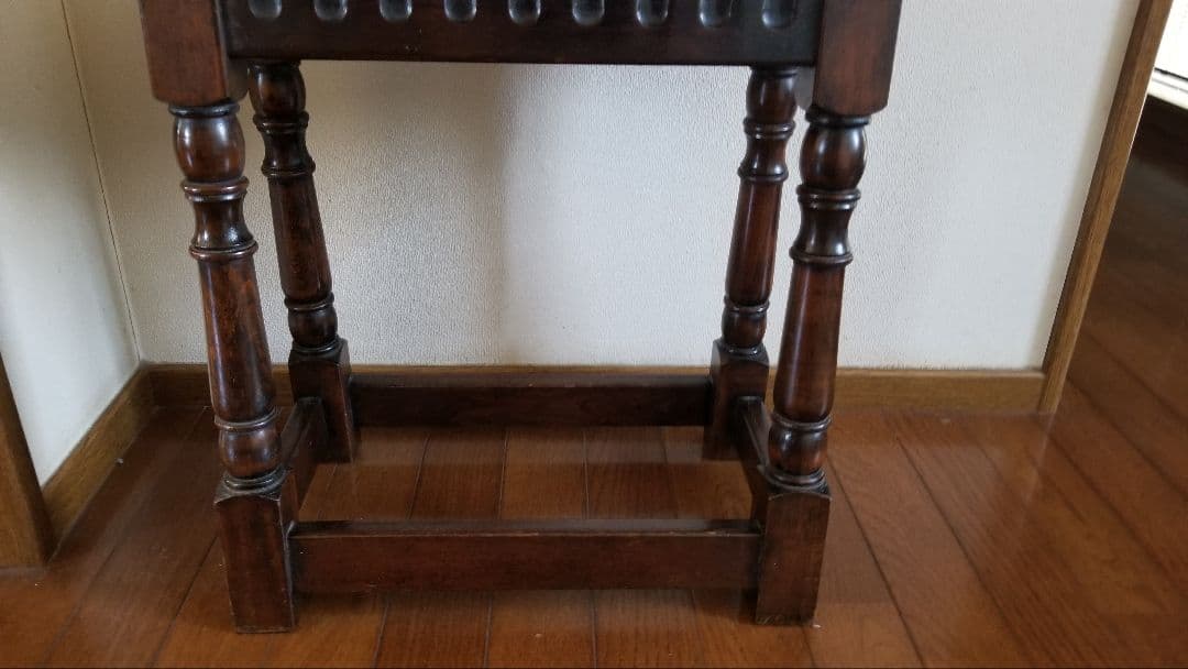 ヴィンテージ 英国べヴァン ファンネル社 Reprodux 木製 サイドテーブル