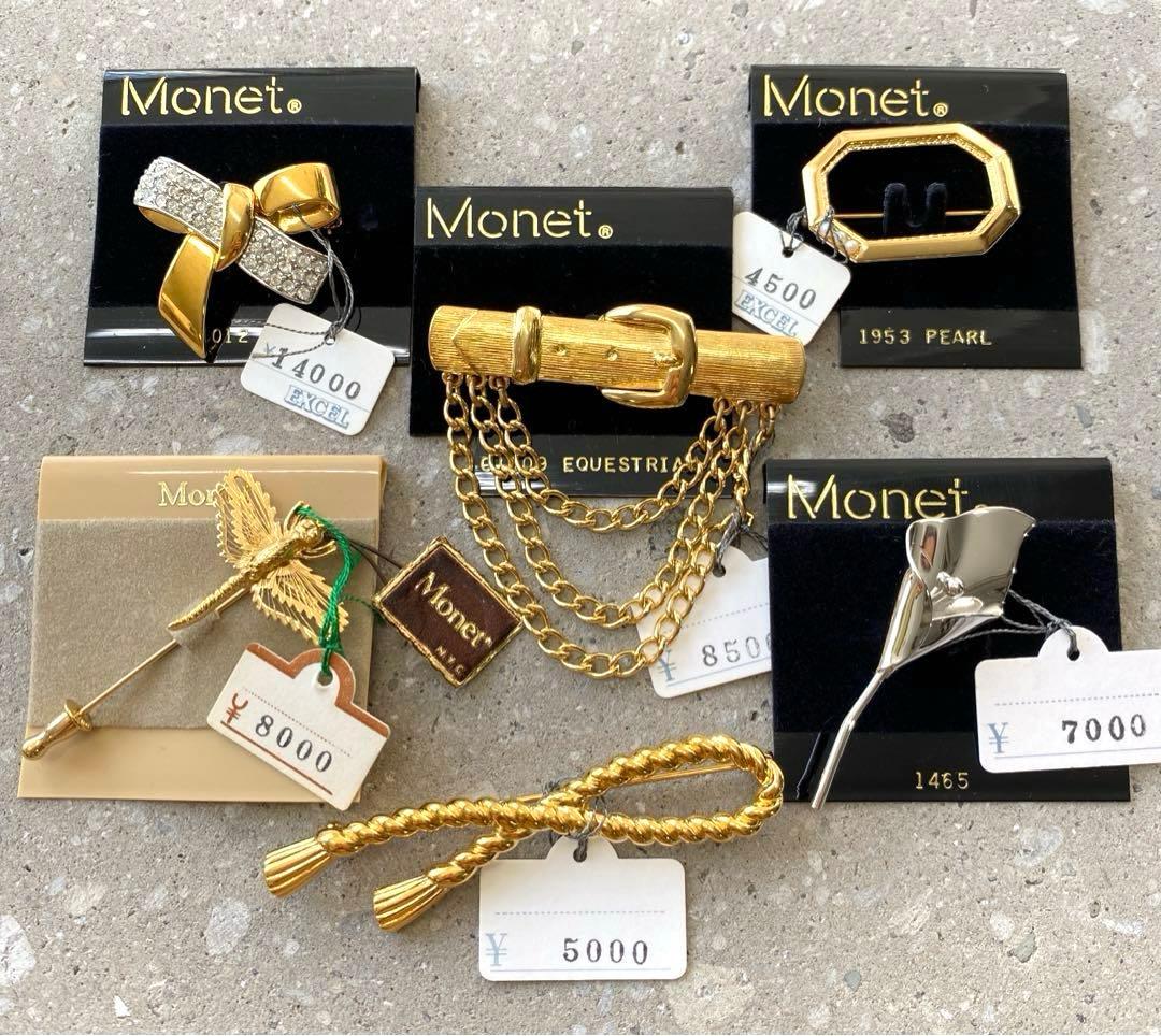MONET モネ ヴィンテージ ブローチ 6点 まとめ売り