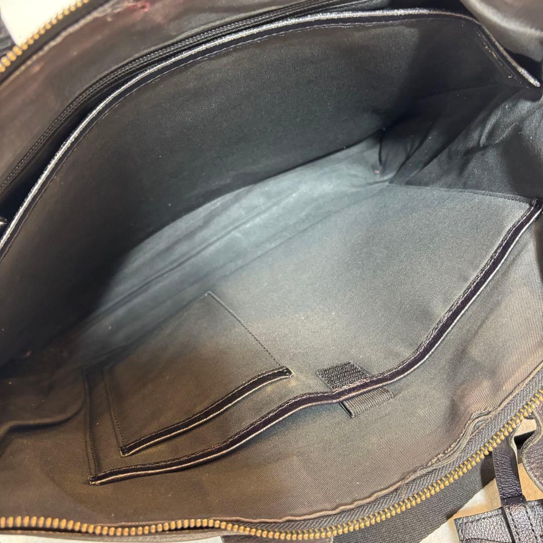 極美品✨バーバリーブラックレーベル BURBERRY レザー ビジネスバッグ