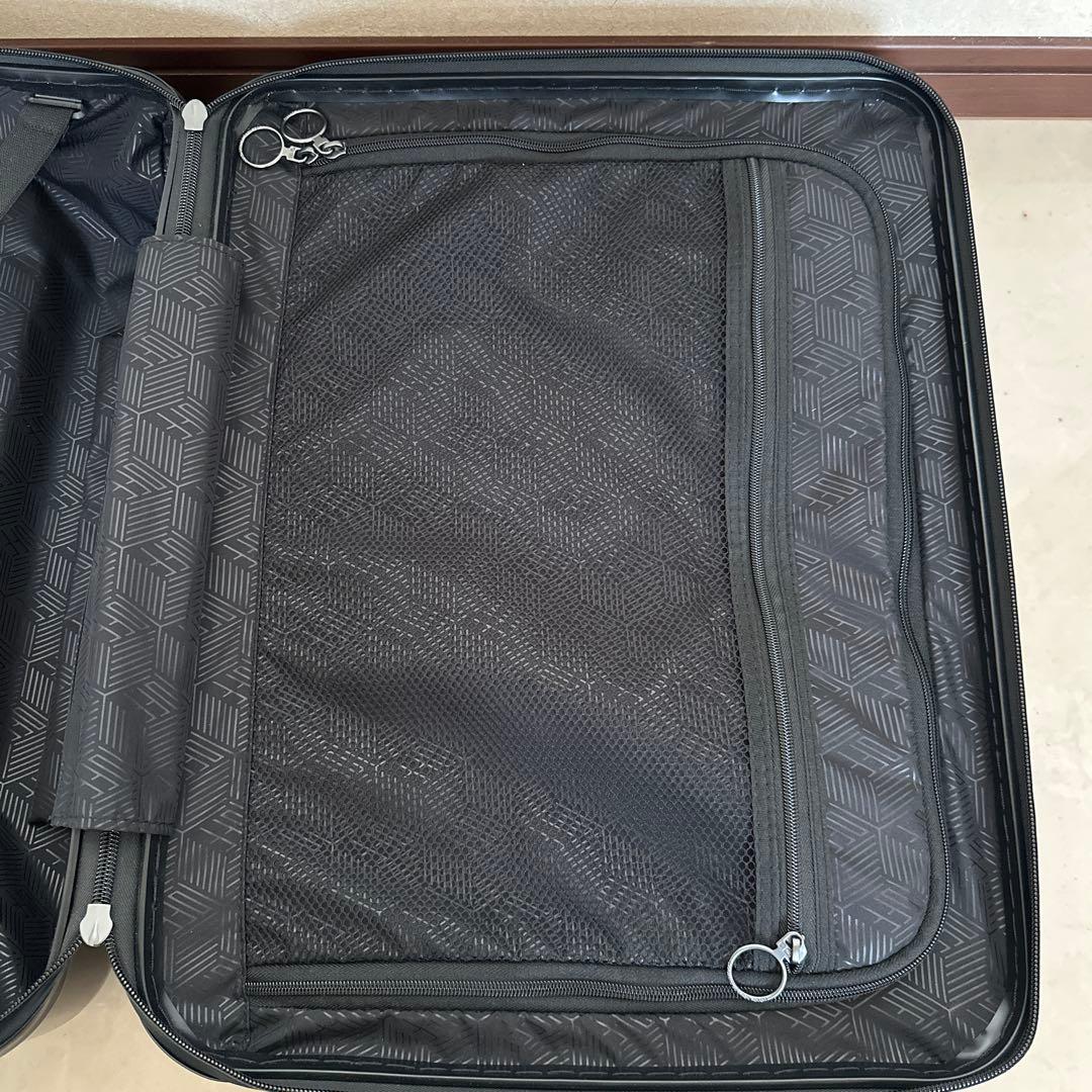 OFF-WHITE ブラック キャリーケース 小型