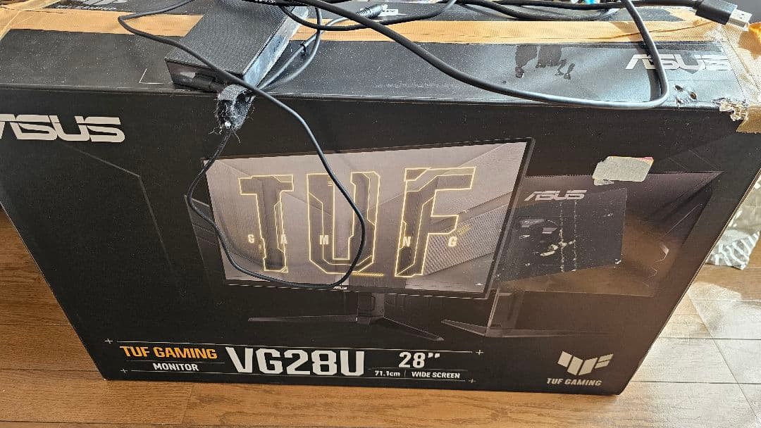 [ワン公専用]訳有り、ASUS VG28UQL1A-J 28型 4K