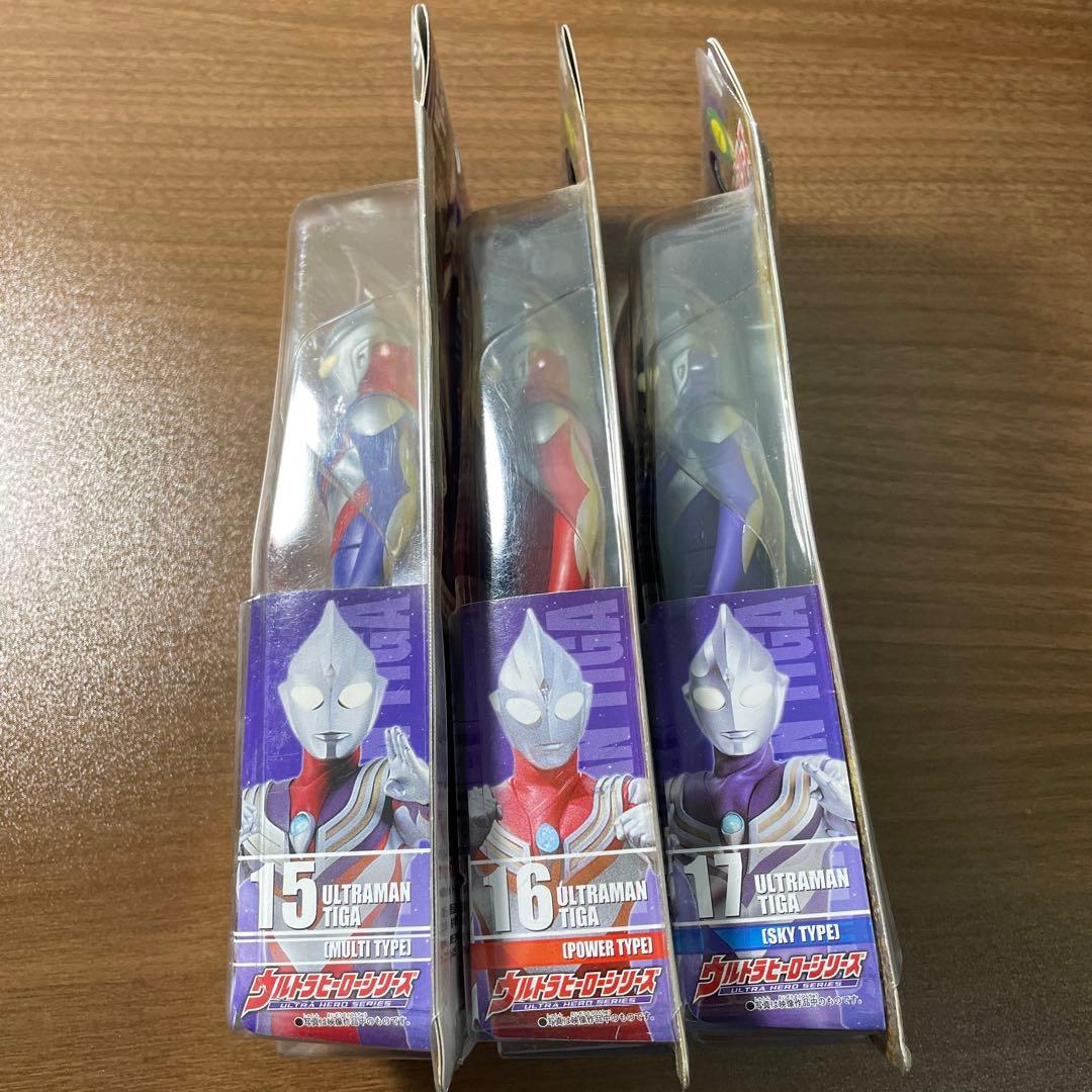 新品未開封 ウルトラヒーローシリーズ(リニューアル版) ウルトラマンティガセット