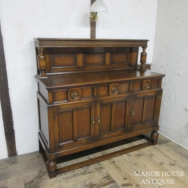 イギリス アンティーク 家具 サイドボード キャビネット 什器 英国 6969c