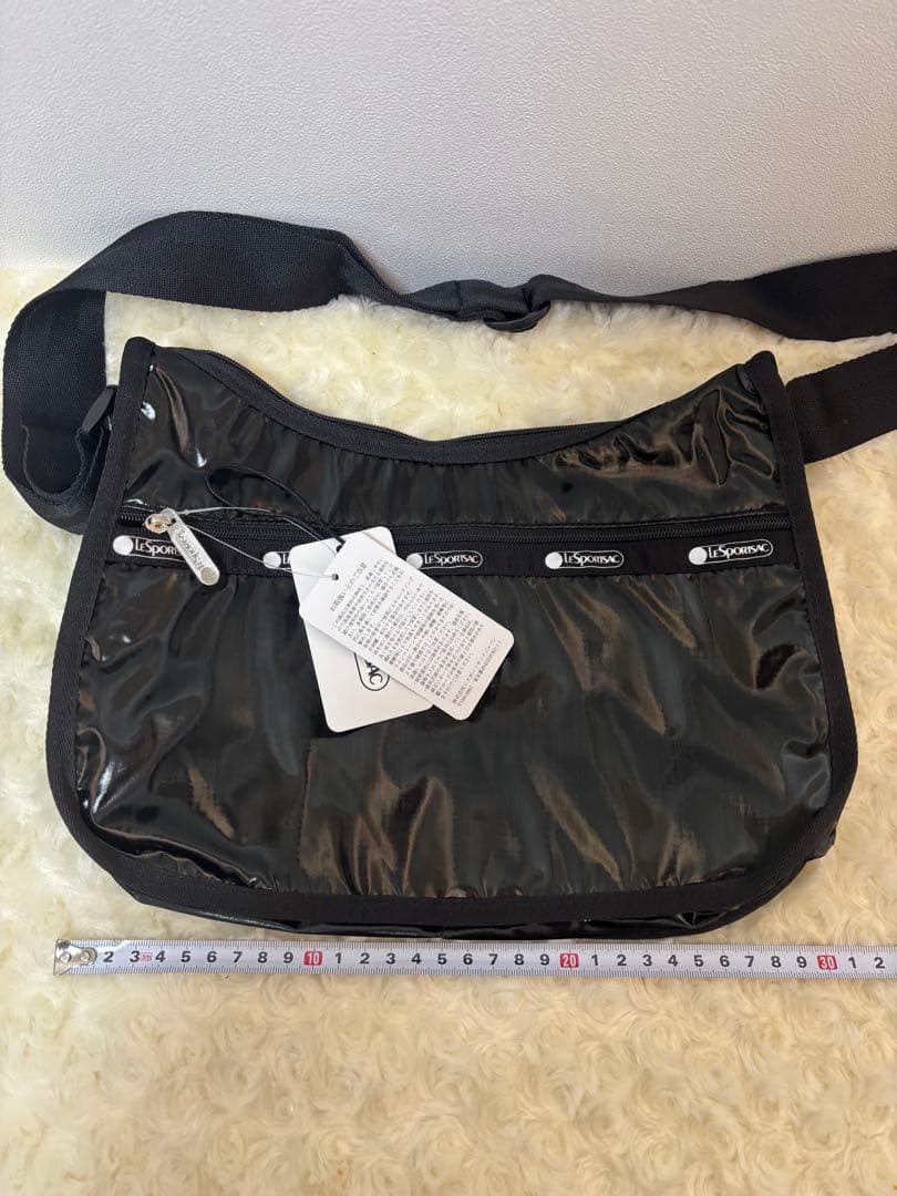【LeSportsac】レスポートサック新品ブラック ショルダーバッグ ポーチ付