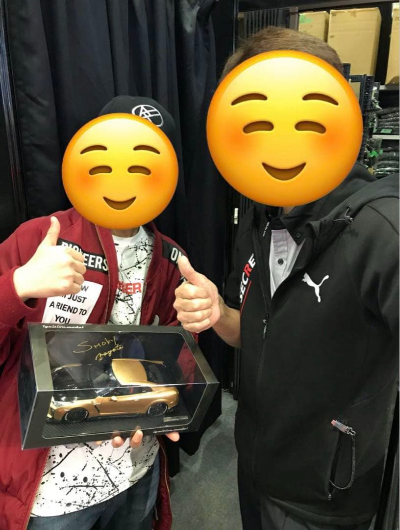 イグニッションモデルトップシークレットスモーキー永田氏直筆サイン入りモデルセット