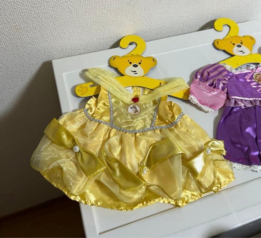 ラプンツェル、ベル、ジャスミンコスチューム　ビルドアベアシェリーメイ ダッフィー