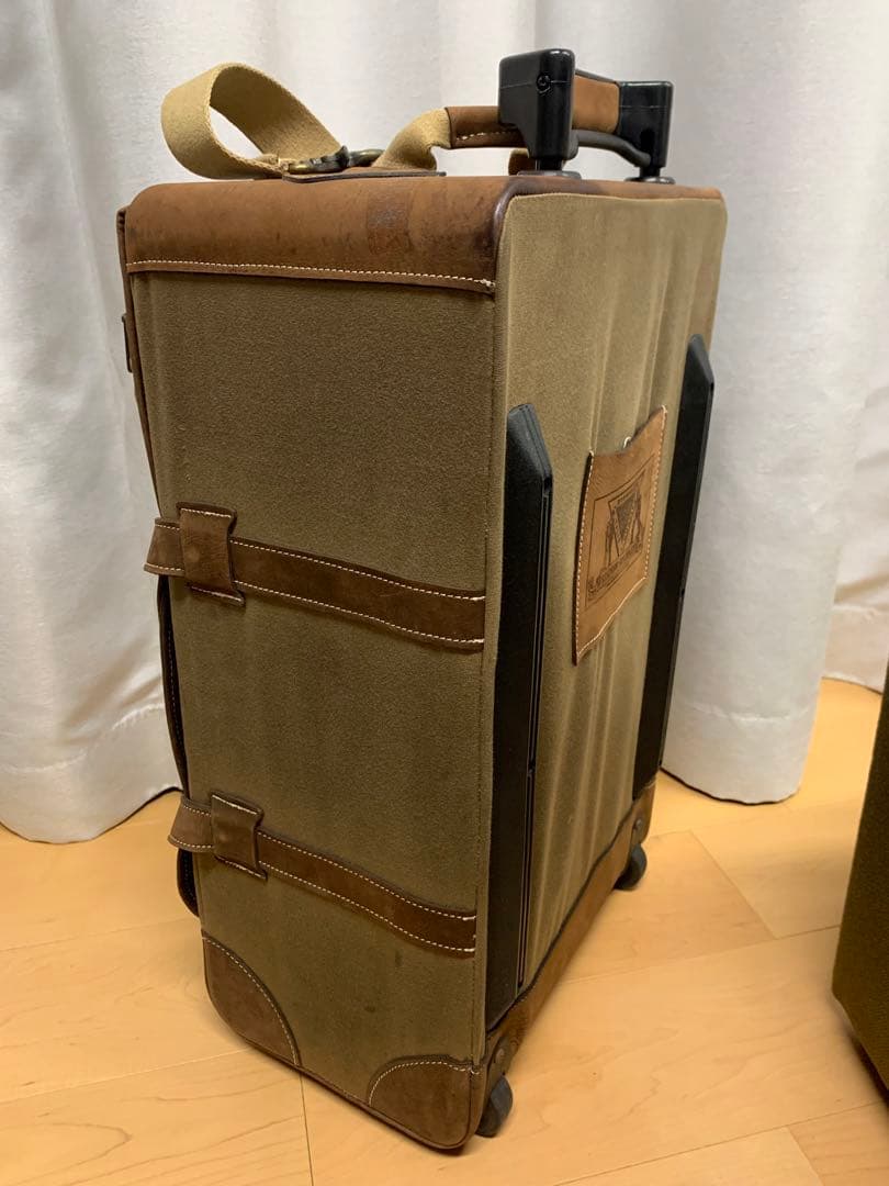超コレクター 「品質・価値良し・他になし」牛革&綿 キャリーカート 本体 H57