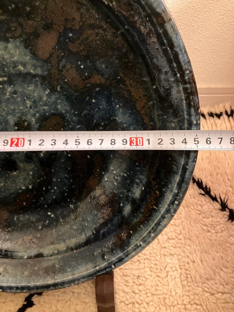 武内晴二郎 民芸 呉須 呉洲 大皿 大鉢 師　浜田庄司 河井寛次郎 民藝