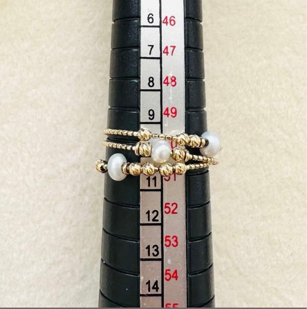 ハ*ル様 va Vendome Aoyama K10YG ✳︎パールリング✳︎フ