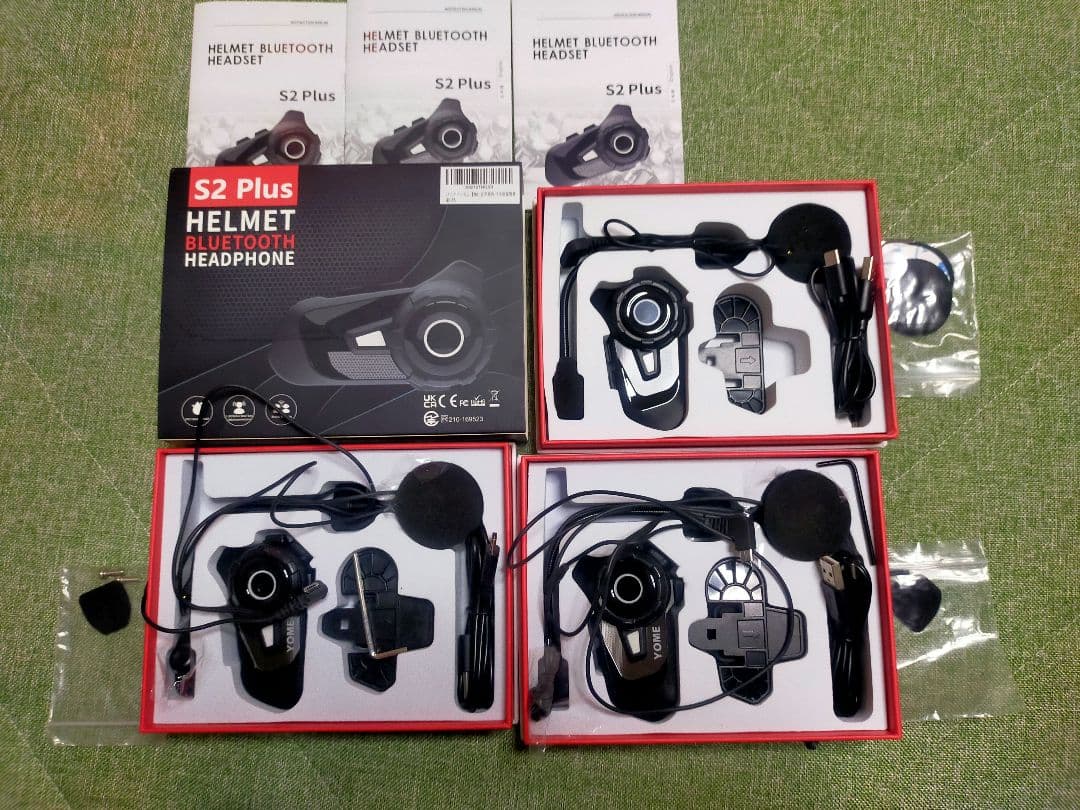ま*～様 バイク用インカム　S2 Plus　３台セット